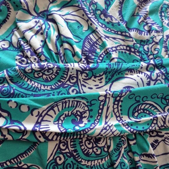 Lilly Pulitzer Shianne Seafoam Green MontaukStrecth Jersey Dress Sz.M - Picture 9 of 9